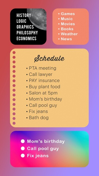 Emulate iPhone app Sticky Notes Color Widgets using MyAndroid Emulate iPhone app Sticky Notes Color Widgets using MyAndroid