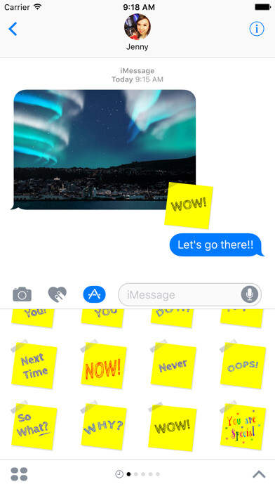 Emulate iPhone app Sticky Notes for iMessage using MyAndroid Emulate iPhone app Sticky Notes for iMessage using MyAndroid