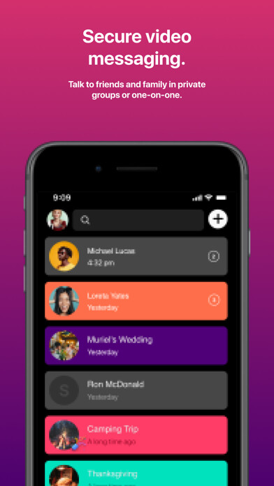 Emulate iPhone app Stickytape: Video Messaging using MyAndroid