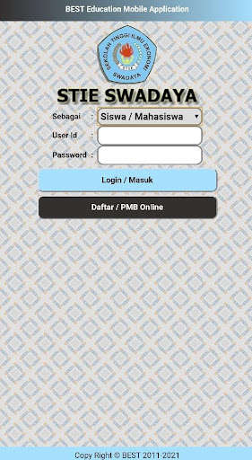 Run android online APK STIE SWADAYA from MyAndroid or emulate STIE SWADAYA using MyAndroid Run android online APK STIE SWADAYA from MyAndroid or emulate STIE SWADAYA using MyAndroid