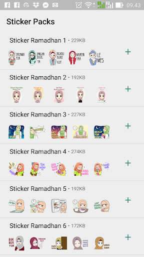 Run android online APK Stiker Muslimah Ramadhan from MyAndroid or emulate Stiker Muslimah Ramadhan using MyAndroid