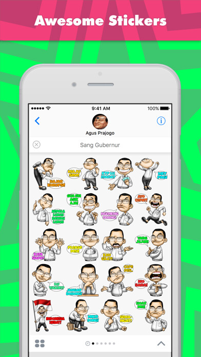 Emulate iPhone app Stiker Sang Gubernur oleh Choppic using MyAndroid Emulate iPhone app Stiker Sang Gubernur oleh Choppic using MyAndroid