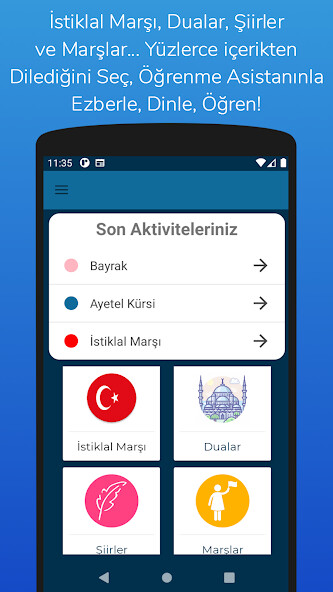 Run android online APK İstiklal Marşı Ezberle Dinle from MyAndroid or emulate İstiklal Marşı Ezberle Dinle using MyAndroid