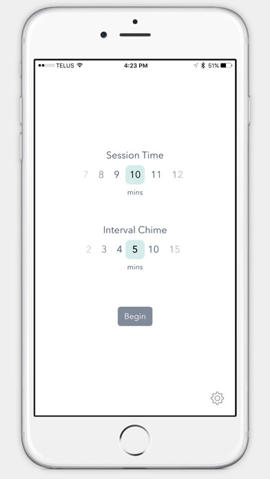 Emulate iPhone app Still Mind - Meditation Timer using MyAndroid Emulate iPhone app Still Mind - Meditation Timer using MyAndroid