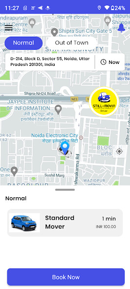 Emulate iPhone app StillMovin Customer using MyAndroid Emulate iPhone app StillMovin Customer using MyAndroid