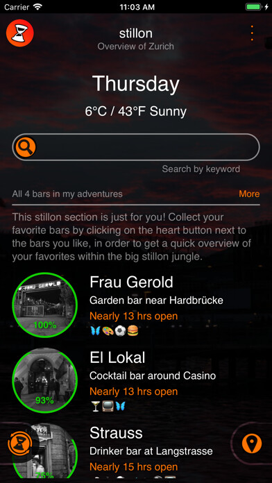 Emulate iPhone app stillon - Find bars in Zurich using MyAndroid Emulate iPhone app stillon - Find bars in Zurich using MyAndroid