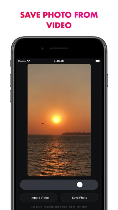 Emulate iPhone app Stills - Save Photo From Video using MyAndroid