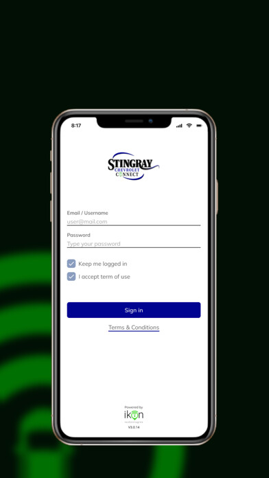Emulate iPhone app Stingray Chevy Connect using MyAndroid Emulate iPhone app Stingray Chevy Connect using MyAndroid