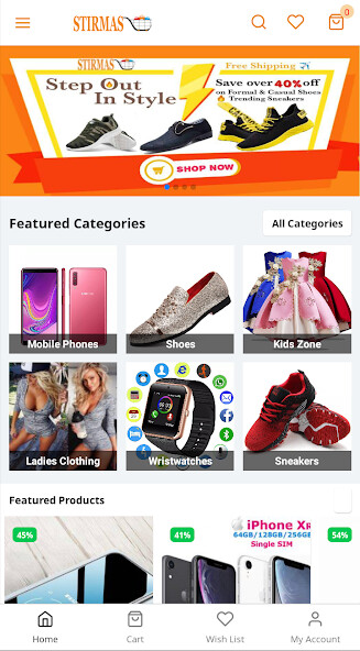 Run android online APK Stirmas - Online shopping made fun from MyAndroid or emulate Stirmas - Online shopping made fun using MyAndroid