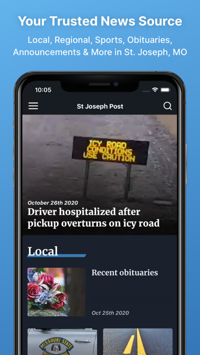 Emulate iPhone app St Joseph Post using MyAndroid Emulate iPhone app St Joseph Post using MyAndroid