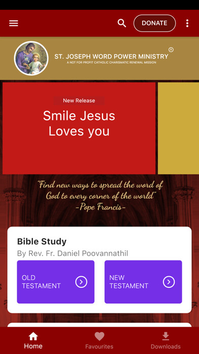 Emulate iPhone app St. Joseph Word Power Ministry using MyAndroid Emulate iPhone app St. Joseph Word Power Ministry using MyAndroid