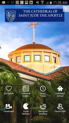 Emulate Android APK St Jude Cathedral St Pete FL