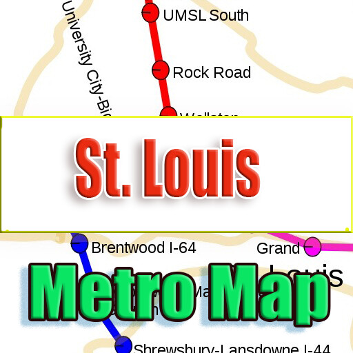 Run android online APK St. Louis USA Metro Map Offline from MyAndroid or emulate St. Louis USA Metro Map Offline using MyAndroid