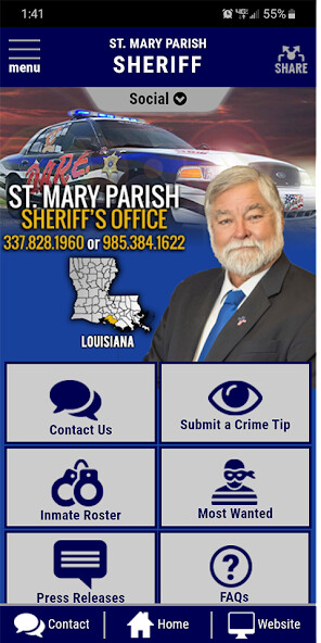 Run android online APK St. Mary Parish LA Sheriffs Office from MyAndroid or emulate St. Mary Parish LA Sheriffs Office using MyAndroid