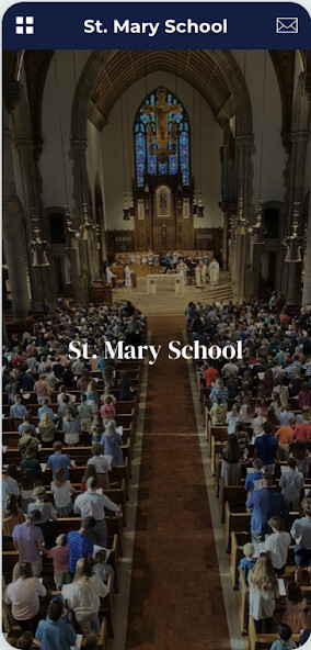 Emulate iPhone app St. Mary School, Cincinnati OH using MyAndroid