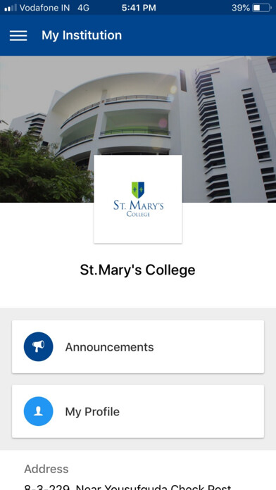 Emulate iPhone app St. Mary’s college-Hyderabad using MyAndroid Emulate iPhone app St. Mary’s college-Hyderabad using MyAndroid