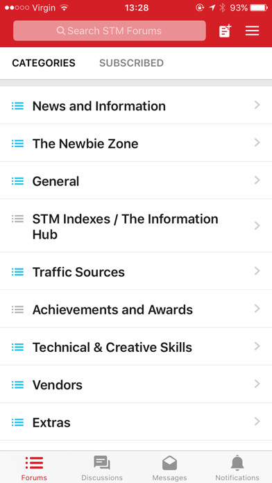 Emulate iPhone app STM Forums using MyAndroid