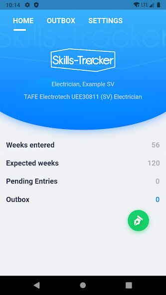 Emulate iPhone app S-T Mobile: Skills-Tracker using MyAndroid