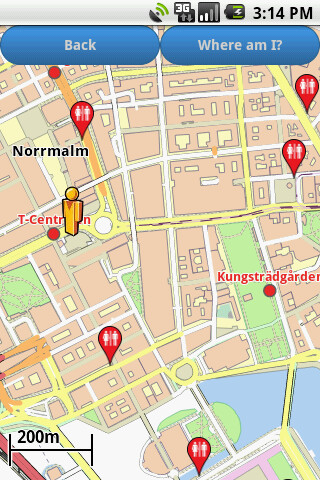 Run android online APK Stockholm Amenities Map (free) from MyAndroid or emulate Stockholm Amenities Map (free) using MyAndroid