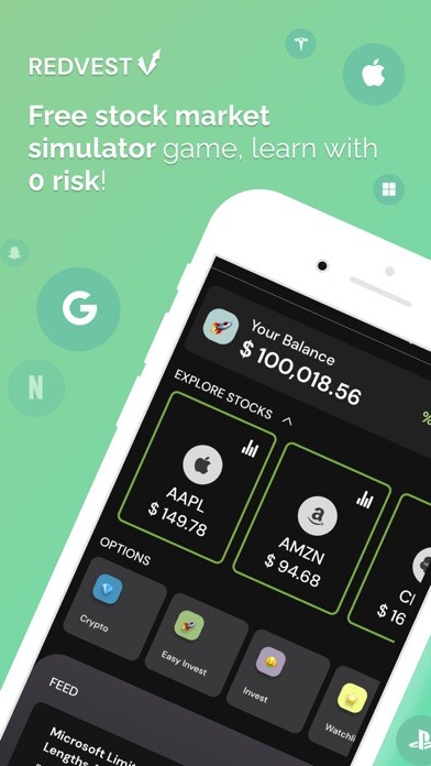 Emulate iPhone app Stock Market Game Redvest using MyAndroid Emulate iPhone app Stock Market Game Redvest using MyAndroid