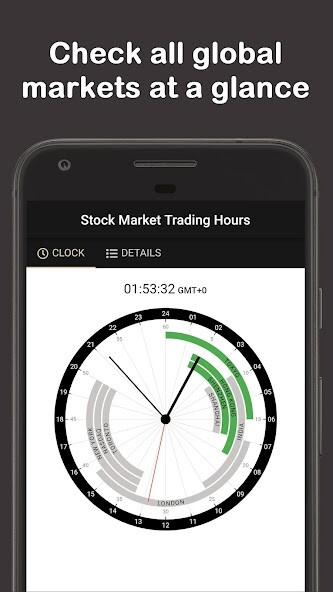 Run android online APK Stock Market Hours Clock from MyAndroid or emulate Stock Market Hours Clock using MyAndroid