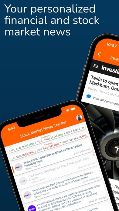 Emulate iPhone app Stock market news tracker using MyAndroid Emulate iPhone app Stock market news tracker using MyAndroid