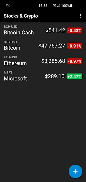 Run android online APK Stocks  Crypto Wearable from MyAndroid or emulate Stocks  Crypto Wearable using MyAndroid