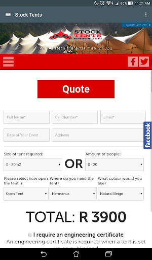 Run android online APK Stock Tents from MyAndroid or emulate Stock Tents using MyAndroid