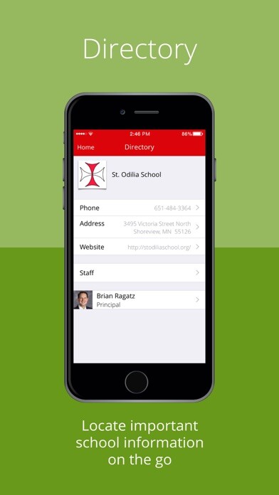 Emulate iPhone app St. Odilia School using MyAndroid Emulate iPhone app St. Odilia School using MyAndroid
