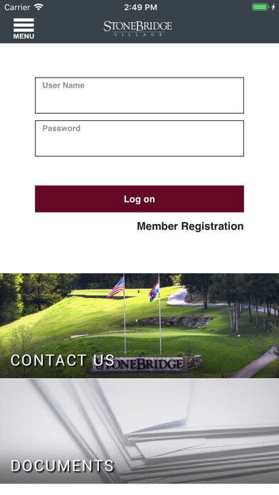 Emulate iPhone app StoneBridge Village POA using MyAndroid