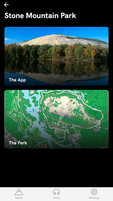 Emulate iPhone app Stone Mountain Park Historic using MyAndroid Emulate iPhone app Stone Mountain Park Historic using MyAndroid