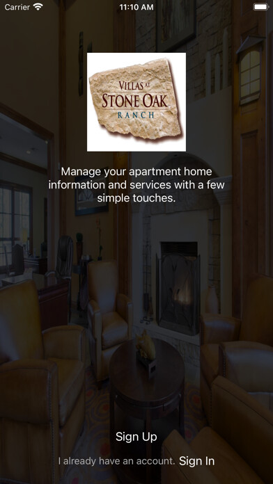Emulate iPhone app Stone Oak Apts using MyAndroid