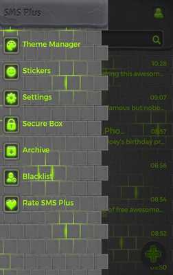 Emulate Android APK Stone Theme SMS Plus