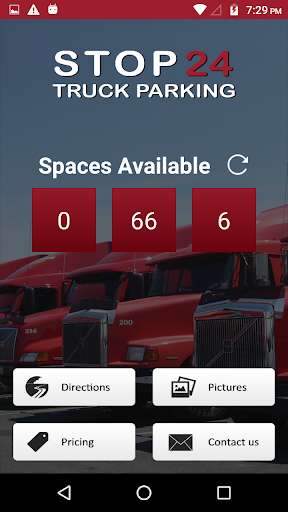 Run android online APK Stop 24 Truck Parking from MyAndroid or emulate Stop 24 Truck Parking using MyAndroid