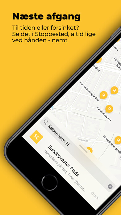 Emulate iPhone app Stoppested - Digital rejseplan using MyAndroid Emulate iPhone app Stoppested - Digital rejseplan using MyAndroid