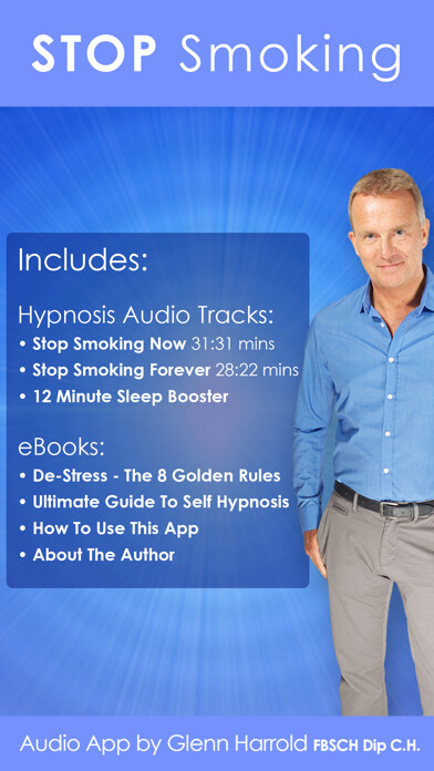 Emulate iPhone app Stop Smoking Forever - Hypnosis by Glenn Harrold using MyAndroid