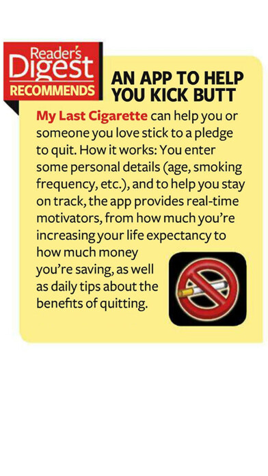 Emulate iPhone app Stop Smoking, Stay Quit using MyAndroid