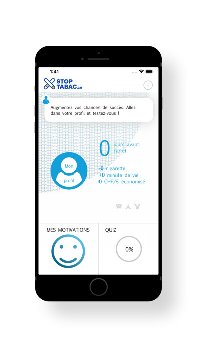 Emulate iPhone app Stop-tabac using MyAndroid Emulate iPhone app Stop-tabac using MyAndroid