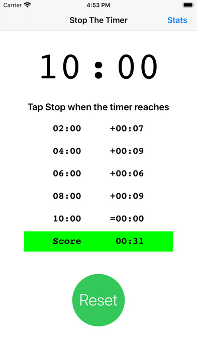 Run android online APK Stop The Timer from MyAndroid or emulate Stop The Timer using MyAndroid