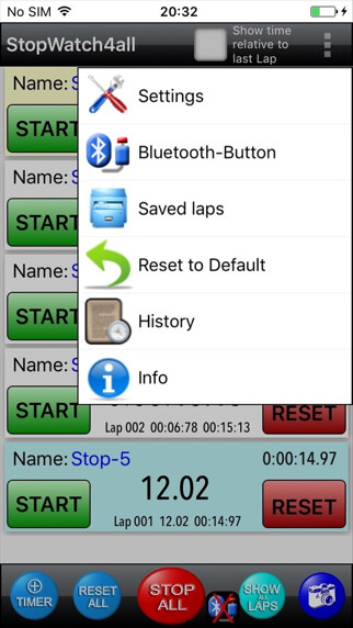 Emulate iPhone app StopWatch4all-Lite using MyAndroid Emulate iPhone app StopWatch4all-Lite using MyAndroid