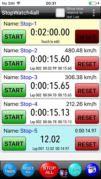 Emulate iPhone app StopWatch4all-Pro using MyAndroid Emulate iPhone app StopWatch4all-Pro using MyAndroid