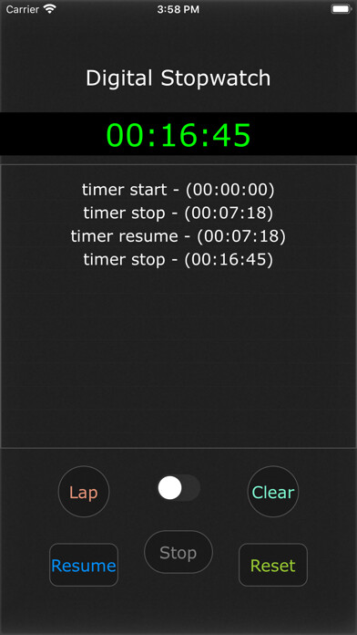 Emulate iPhone app Stopwatch - Digital using MyAndroid Emulate iPhone app Stopwatch - Digital using MyAndroid