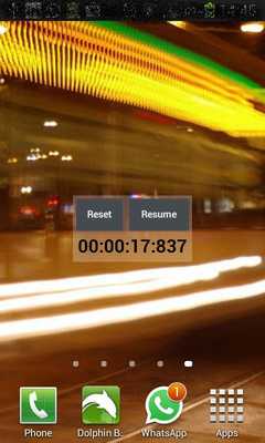Emulate Android APK StopwatchDroid Widget Emulate Android APK StopwatchDroid Widget