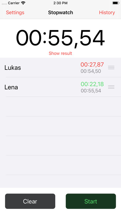 Emulate iPhone app Stopwatch for coaches using MyAndroid Emulate iPhone app Stopwatch for coaches using MyAndroid