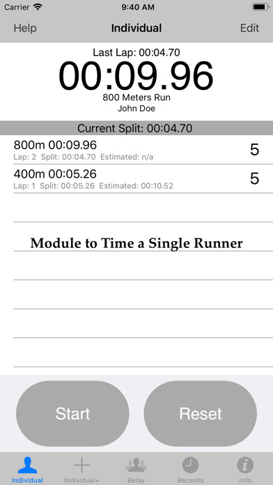 Emulate iPhone app Stopwatch for Track & Field using MyAndroid Emulate iPhone app Stopwatch for Track & Field using MyAndroid