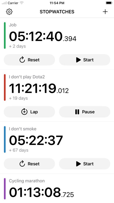 Emulate iPhone app Stopwatch plus Multiple Timer using MyAndroid Emulate iPhone app Stopwatch plus Multiple Timer using MyAndroid