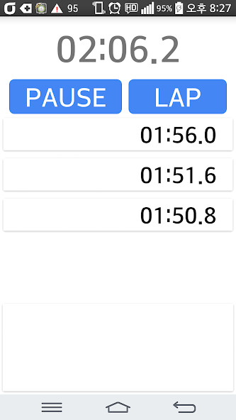 Run android online APK Stopwatch: simple checking from MyAndroid or emulate Stopwatch: simple checking using MyAndroid