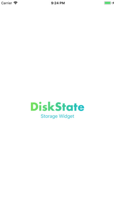 Emulate iPhone app Storage Widget - DiskState using MyAndroid