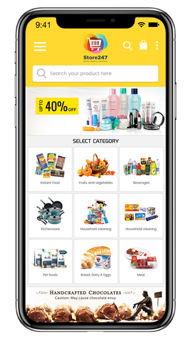 Emulate iPhone app Store247 using MyAndroid Emulate iPhone app Store247 using MyAndroid