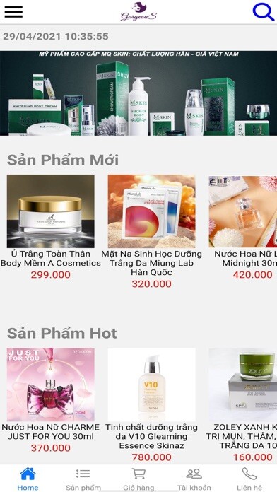 Emulate iPhone app Store Mỹ Phẩm using MyAndroid Emulate iPhone app Store Mỹ Phẩm using MyAndroid